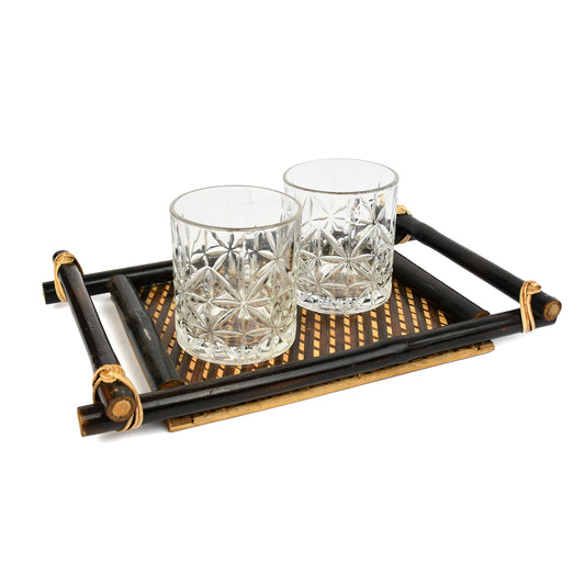 Daneen Assam Handicrat Bamboo Tray for kitchen use | Bamboo Tray - Versatile Serving and Organizing Solution